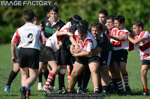 2015-05-16 Rugby Lyons Settimo Milanese U14-Rugby Monza 0278